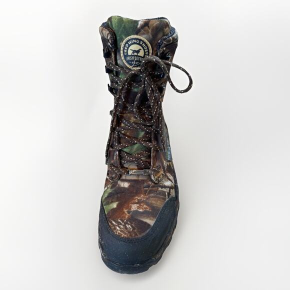 Red Wing Irish Setter Camouflage Boots Size 9.5D Worn Once